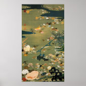 Poster 24. 貝 甲 図, 冲 Shells, Jakuchu (Japon) Art, Jakuchu (Devant)