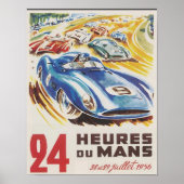 Poster 24 Heures de la course du Mans (Devant)