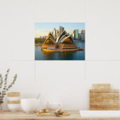 Poster (24"x18")  Sydney Opera  House Australia (Cuisine)