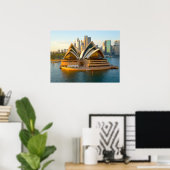 Poster (24"x18")  Sydney Opera  House Australia (Bureau à domicile)