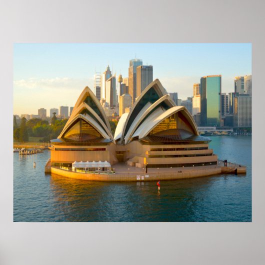 Poster (24 x 18 inch) Sydney Opera House Australia (Voorkant)