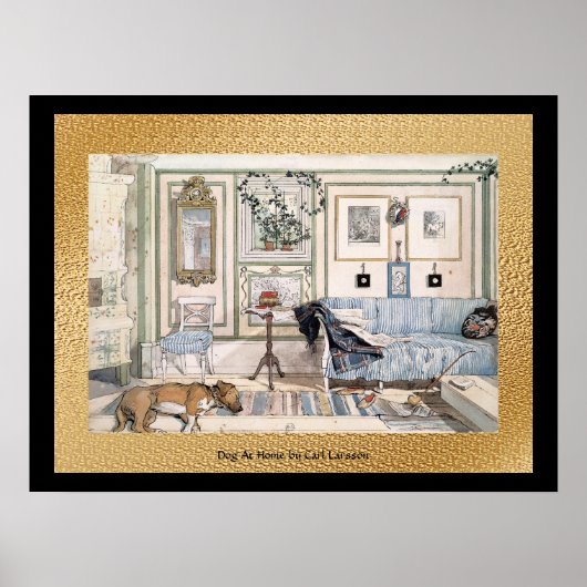 Poster 24 x 18 Noir et Or (Devant)