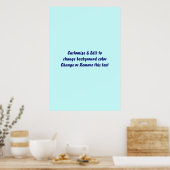 Poster 24" X 35" Vierge ajouter votre image et vot (Cuisine)