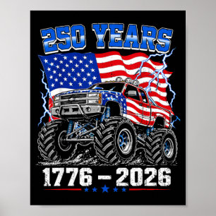 Poster 250 Ans Aamerica Garçons Enfants 4 Juillet 250