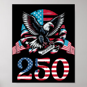Poster 250 Ans Aigle 4 Juillet 2026 250e Anniversaire Éta