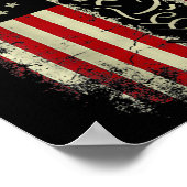 Poster 250 Ans Amérique 1776 2026 Nous Le Peuple Drapeau (Coin)