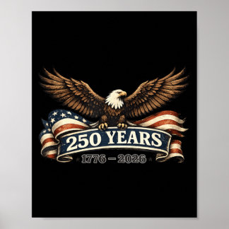 Poster 250 Ans Anniversaire 17762026 4 juillet