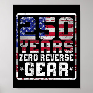 Poster 250 Ans Anniversaire Amérique 1776-2026 Indépendan