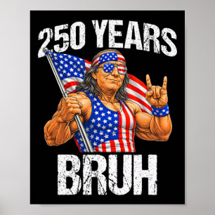 Poster 250 Ans Bruh Ben Franklin Panneau Rock 250e Annive