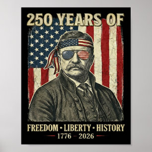 Poster 250 Ans De Liberté Histoire Theodore Roos
