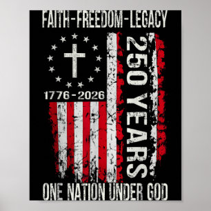 Poster 250 Ans Foi Dom 250e Anniversaire États-Unis 4