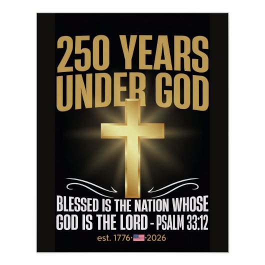 Poster 250 Ans sous Dieu (Devant)