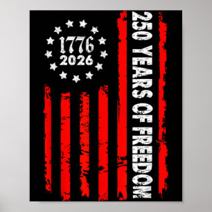 Poster 250 Ans USA 1776-2026 250e Anniversaire Amérique 4