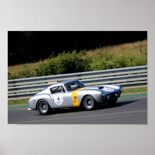 Poster 250 GT Berlinetta Le Mans Classic 2018 (Devant)