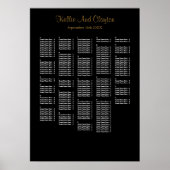 Poster 250+ Simple Plan de table de mariage (Devant)
