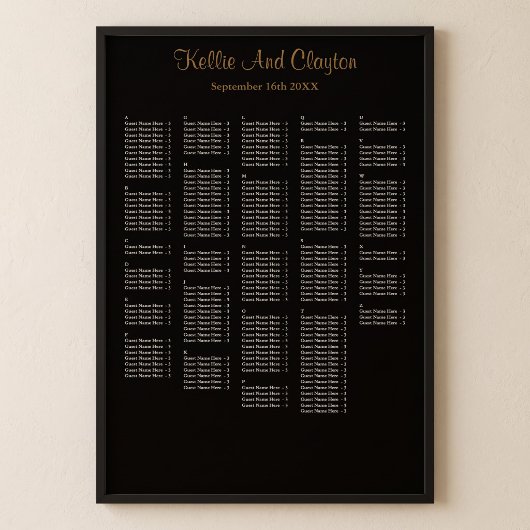 Poster 250+ Simple Plan de table de mariage