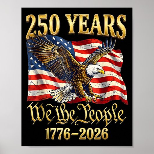 Poster 250e anniversaire d'Amérique 250 ans Le peuple Ann (Devant)