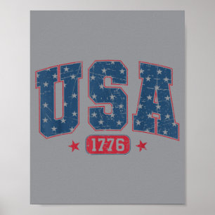 Poster 250e anniversaire États-Unis 250e Aamerican 250 an