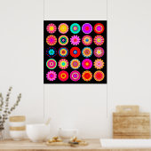 Poster 25 Mandalas II (Cuisine)