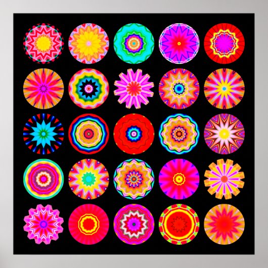 Poster 25 Mandalas II (Devant)
