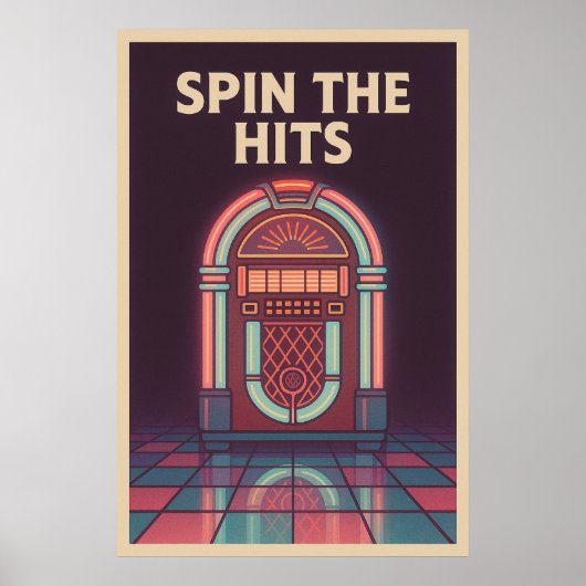Poster 25, Spin de Hits, (Voorkant)