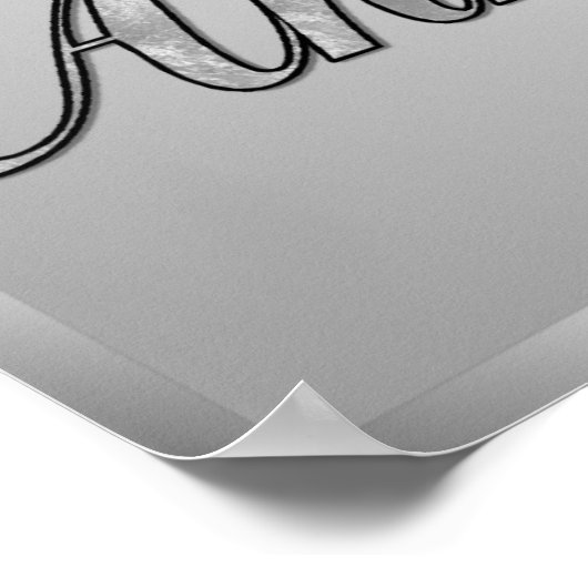 Poster - 25e anniversaire - Argent (Coin)