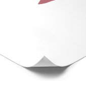 Poster 25e anniversaire femmes Bonjour 25 mignonne 25 ans (Coin)