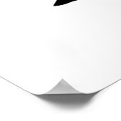 Poster 25e anniversaire femmes Bonjour 25 mignonne 25 ans (Coin)