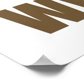 Poster 25e anniversaire Humour pour hommes (Coin)