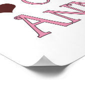 Poster 25e anniversaire Mariage (papillon) (Coin)