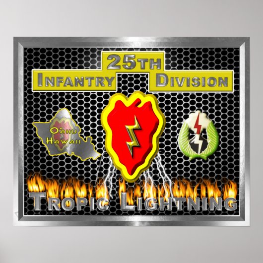 Poster 25e division d'infanterie (Devant)