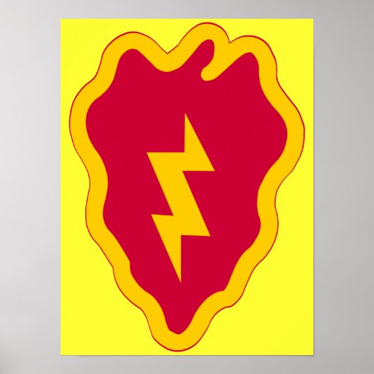 Poster 25e division d'infanterie (Devant)