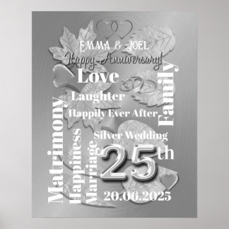 Poster 25e Si, ver Anniversaire Mariage