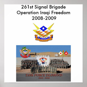Poster 261e brigade des transmissions