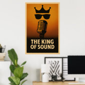 Poster 26, King of Sound, Vintage (Bureau à domicile)