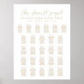 Poster 26 Tableaux Notre Carte De Sièges Pour Les Gens Pr (Devant)