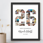Poster 26e anniversaire Numéro 26 Photo personnalisée Col<br><div class="desc">Célébrez le 26ème anniversaire avec cette affiche personnalisée de collage photo numéro 26. Ce cadeau personnalisable est également parfait pour un anniversaire mariage. C'est une excellente façon de présenter des souvenirs précieux de votre vie de mariage et de marié. L'affiche comporte un collage de photos qui capturent ces moments spéciaux,...</div>