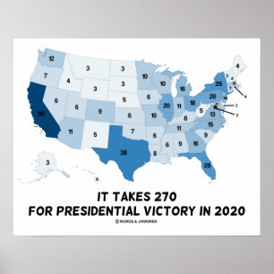Poster 270 Pour La Victoire Présidentielle En 2020