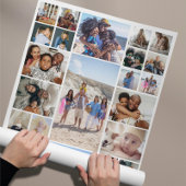 Poster 27 Collage photo personnalisé