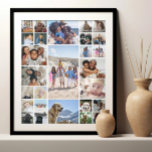Poster 27 Collage photo personnalisé<br><div class="desc">Créez un collage photo poster personnalisé de Ricaso - ajoutez 27 photos individuelles pour réaliser un collage photo 27 - Libérez votre créativité et personnaliser avec vingt-sept de vos photos préférées. Cette affiche de collage polyvalente vous permet de présenter vos images préférées et de donner vie à vos souvenirs préférés....</div>