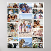 Poster 27 Collage photo personnalisé (Devant)