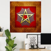 Poster 28ème Degré : Chevalier Commandant du Temple (Bureau à domicile)