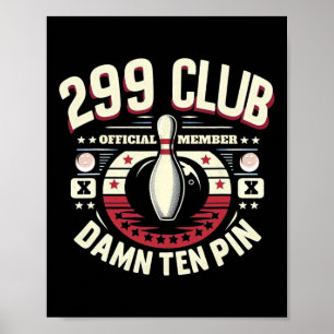 Poster 299 Club Membre Officiel Adulte Humor Funny Ten Pi
