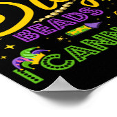 Poster 29.Carnival Mardi Gras pour un fan du Mardi Gras (Coin)