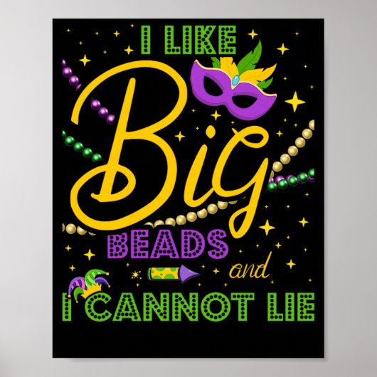 Poster 29.Carnival Mardi Gras pour un fan du Mardi Gras (Devant)