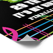 Poster 29 févr. Jour bissextile, c'est mon année bissexti (Coin)