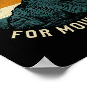 Poster 29.Hiking Will Trade Office For Mountains Retro Vi (Coin)