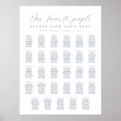 Poster 29 Tableaux Notre Carte De Sièges Pour Les Personn (Devant)