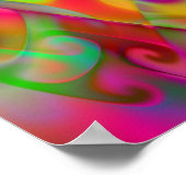 Poster 2 Art Abstrait lumineux (Coin)