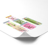 Poster #2 Bocaux de canne à nourriture (Coin)